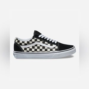 NEW VANS “Off the Wall” Old Skool Blk/White Checkered low tops